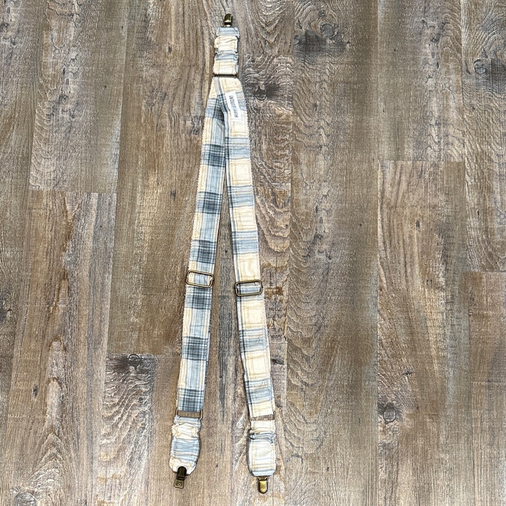 * NWOT*Hippy Laundry | Plaid Suspenders